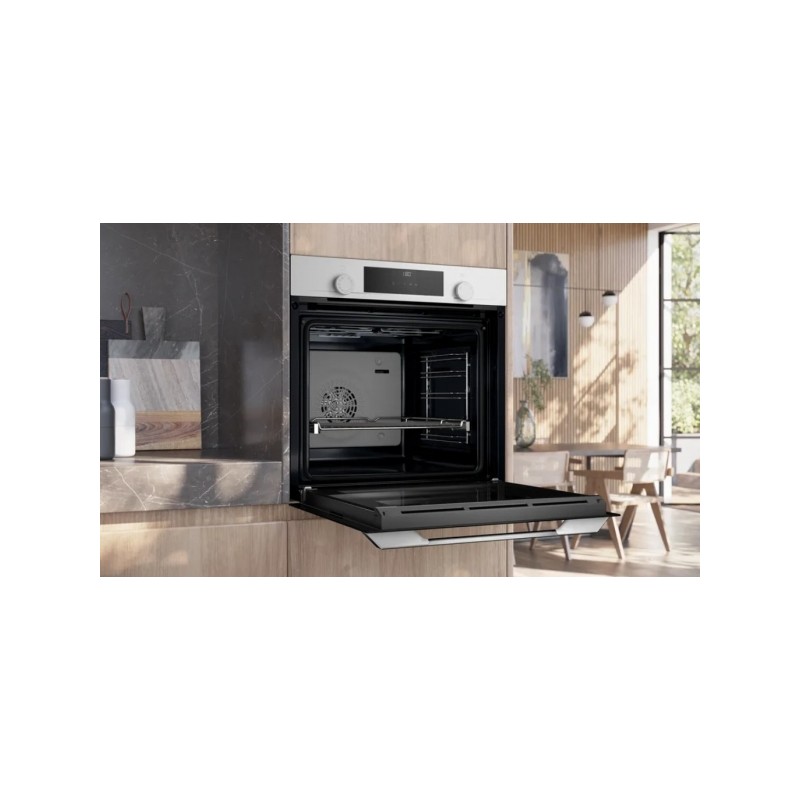 Siemens HU736AEV0T Buhar Destekli Beyaz Ankastre Fırın