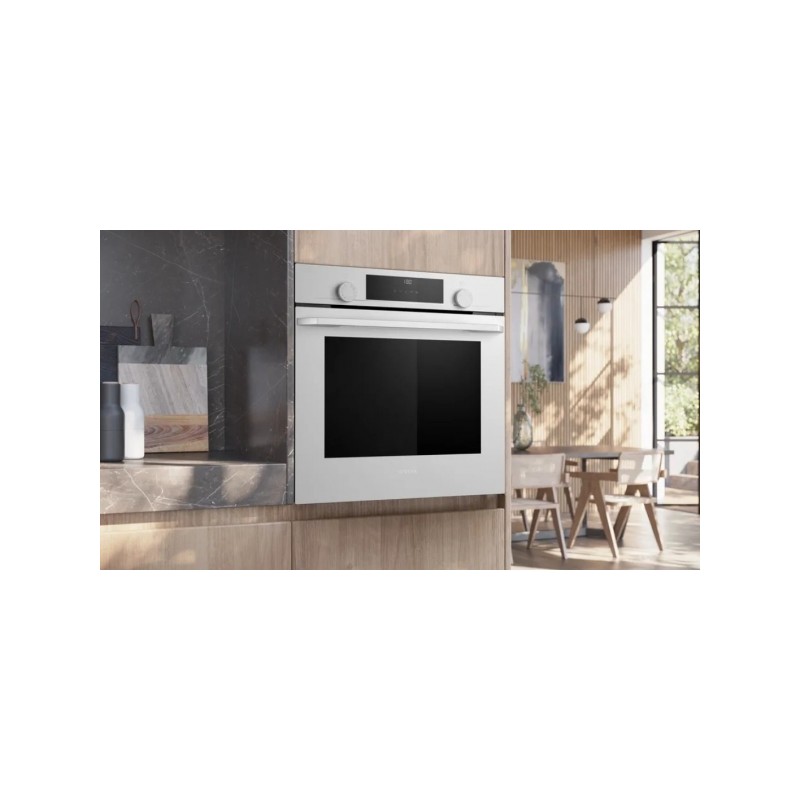 Siemens HU736AEV0T Buhar Destekli Beyaz Ankastre Fırın